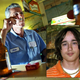 Lifelong alcoholic James Schultz drowns his sorrows about his "worthless pothead son" Travis (inset).